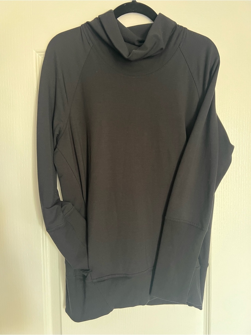 Lululemon Black Cowl Neck Sweater